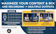 do multicam video podcast editing and audio mixing