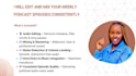 edit and mix your weekly podcast episodes consistently
