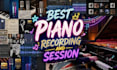 record professional piano or keyboard tracks for your song