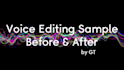 edit, clean, and master podcast audio and voice recordings
