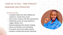 be your full time podcast manager and producer