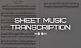 transcribe your sheet music to musescore format