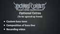 record professional level metal bass guitar for your project