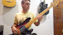 record bass guitar and upright bass