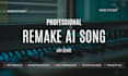 recreate or remake ai song, beat and instrumental