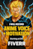 record a professional anime or high energy american male voice over
