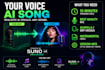create a custom ai voice for your character singing