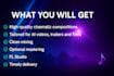compose cinematic background music for ai videos, trailers and films