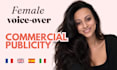 record a french female voice over