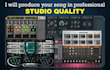 professionally mix and master your vocals and music