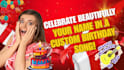 make a custom birthday song video with your name