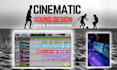 do cinematic sound design, dialogue, foley sound effects, short film audio mix