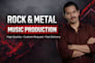 create a powerful rock and metal background music