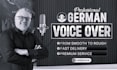 produce a HQ pleasant german male narration audiobook