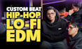 create professional hip hop, lofi or edm beats