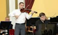 record live flute performance with a cinematic string quartet