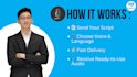 create ultra realistic ai voice over in 24 hours
