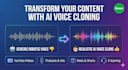 professionally clone your voice and create ai voice over