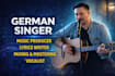 write and record a catchy rap hook in german or english