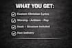 write powerful christian worship, anthem or pop song lyrics