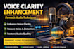 do voice clarity, restore audio, clean up audio recordings using forensic audio