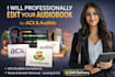 professional edit your audiobook for acx and audible