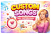 make a professional custom song for you