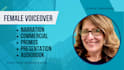 record a female voiceover for your creative project