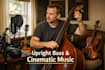 create authentic upright bass, fiddle, mandolin, and cinematic score music