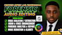 do forensic audio editing, noise reduction, audio enhancement, digital forensics