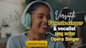 be your classical  female opera singer soprano singer