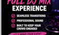 create a custom dj mix and playlist tailored to your event