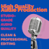 produce commercial audio and voice over