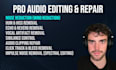 edit, noise reduction, repair, enhance, fix and clean up your audio