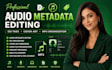 add or edit professional id3 metadata tags for audio files