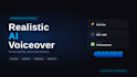create a realistic ai voiceover for all voice projects