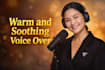 be you warm energetic female vo