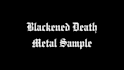 compose an authentic black metal song for your project