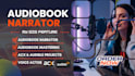 be your calm, friendly female american english audiobook narrator for acx