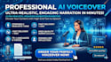create realistic ai voice over for youtube videos and ads