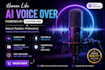 create human like ai voice over using elevenlabs