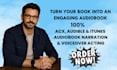 narrate and edit your audiobook, acx audible, fiction novel audiobook narrator