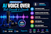 create high quality realistic ai voice over using elevenlabs