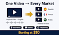 dub your video into multiple languages with natural ai voice