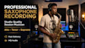 record high quality saxophone for your music or project