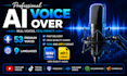 create natural ai voice over for youtube, ads and audiobooks