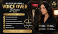 provide a professional urdu female voice over