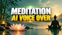create guided meditation ai text to speech voice over