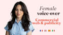 record a female commercial voiceover
