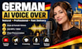 create professional german ai voice over and text to speech